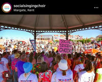 Image 2 of Feeling Good! Social Singing Choir x Margate Pride x Me A3 print