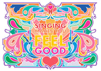 Image 1 of Feeling Good! Social Singing Choir x Margate Pride x Me A3 print