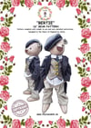 BERTIE the Bear 16 inch sewing pattern, with full instructions UK Made