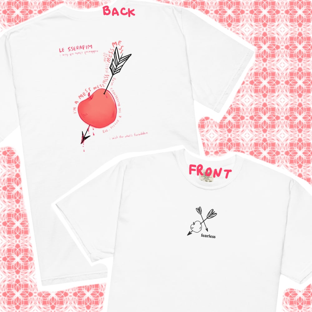 Image of I'm a mess | le sserafim t-shirt