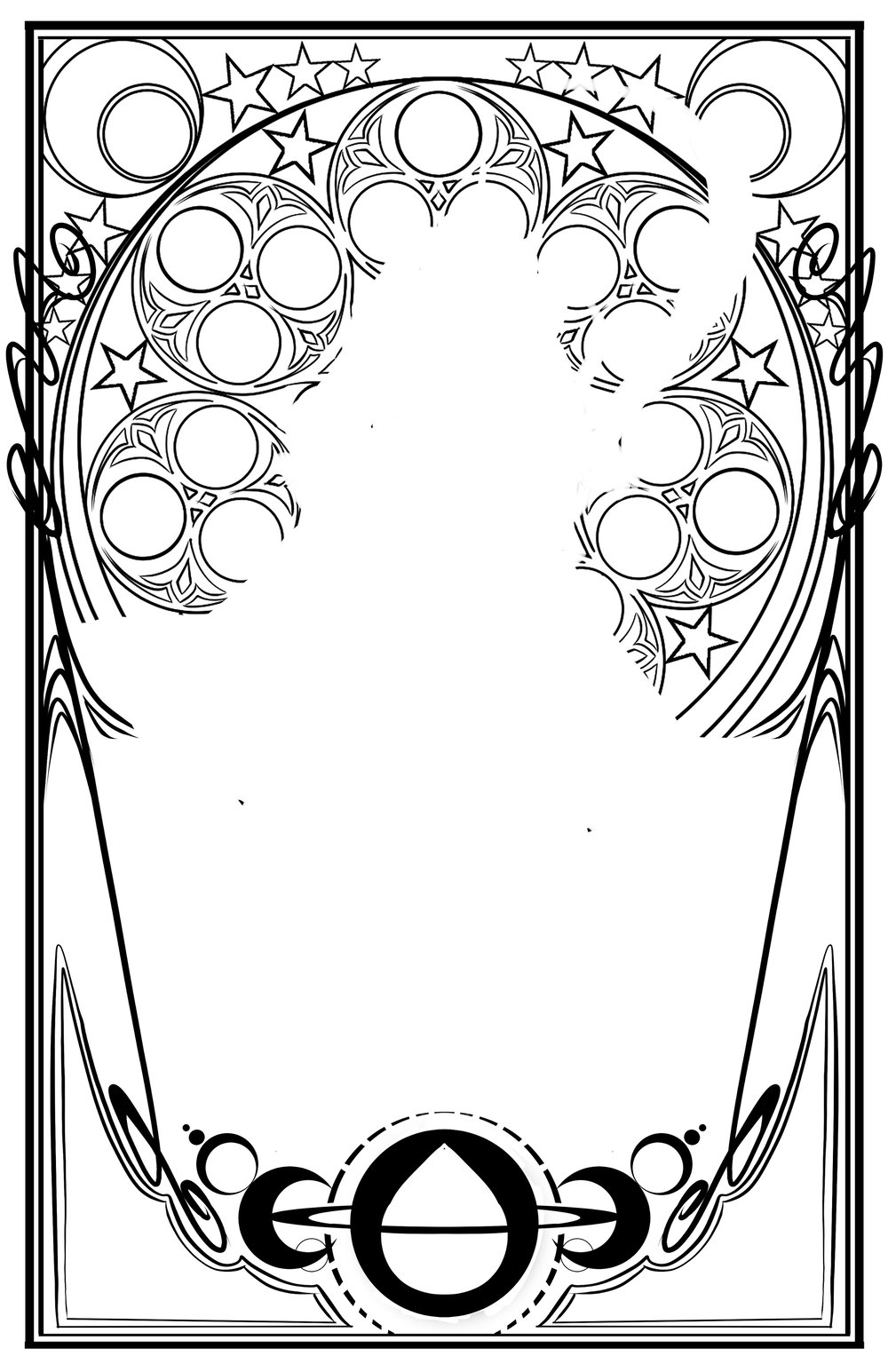 Saturn Princess Irridescent Print