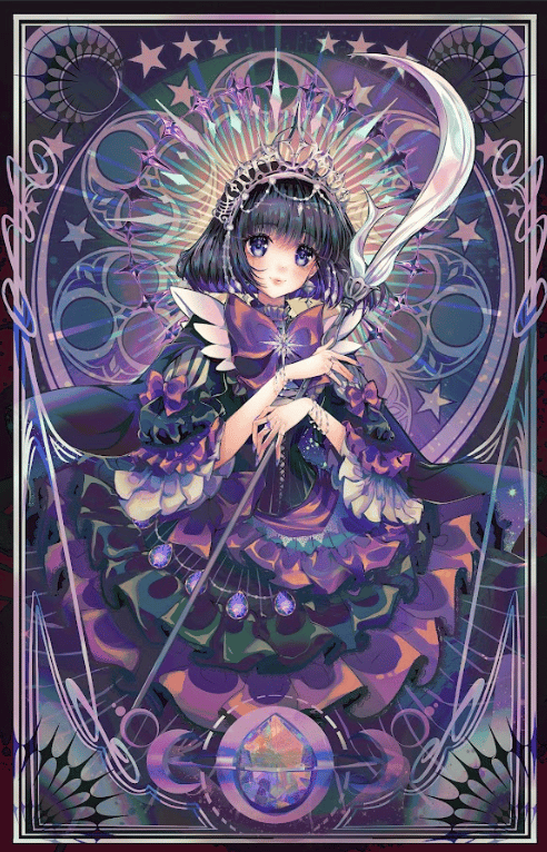 Saturn Princess Irridescent Print