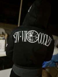 Image 3 of Women Zip Up Crop Hoodie