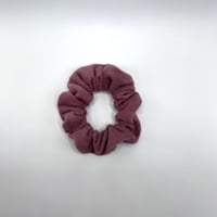 Image 4 of Pink Ribbed Velvet Scrunchie