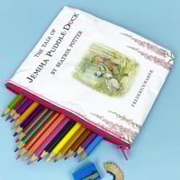 Image 1 of Jemima Puddleduck Book Page Pencil Case, Beatrix Potter