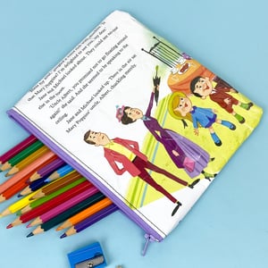 Image of Mary Poppins Book Page Pencil Case