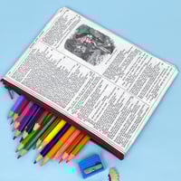 Image 2 of Romeo and Juliet, Shakespeare Book Page Pencil Case