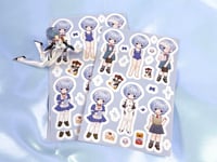 Image 1 of  I am (not) a paper doll / Evangelion Rei Sticker Sheet Set