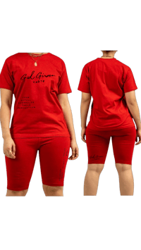 Image 2 of Woman’s God Given Biker Short Set 