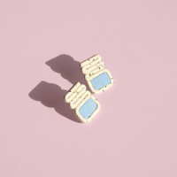 Image 4 of Winding Ways statement studs - 3 colours