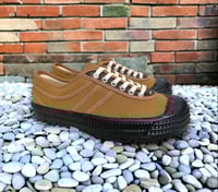 Image 4 of VEGANCRAFT camel canvas hiker lo top sneaker shoes made in Slovakia 