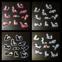 Image 3 of Low Poly Fox - Stickers