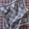 Checkerboard Hankie Draughts board game printed handkerchief