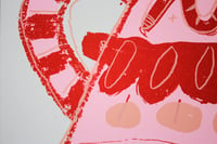 Image 4 of PLEASURE WOLF Pink AMPHORA SCREENPRINT