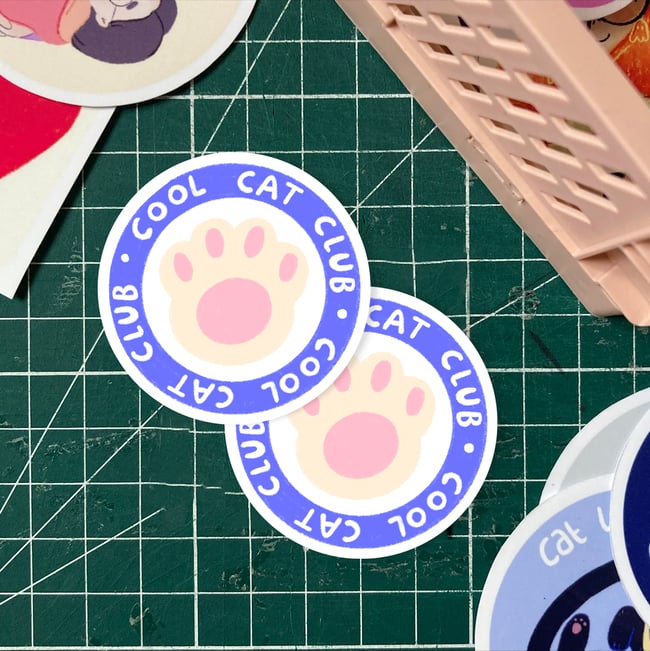 "STICKER AU CHOIX : SÉRIE CHAT"