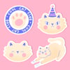 "STICKER AU CHOIX : SÉRIE CHAT"