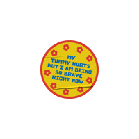 TUMMY HURTS STICKER