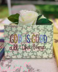 'God is Good' 7x5 Canvas