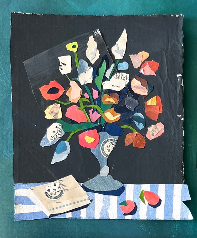 still life with poppies