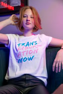 TRANS LIBERATION NOW T-shirt (White)