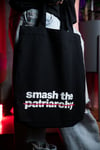 SMASH THE PATRIARCHY Tote bag (Black)