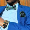 SILK BOW TIE & POCKET SQUARE SET 