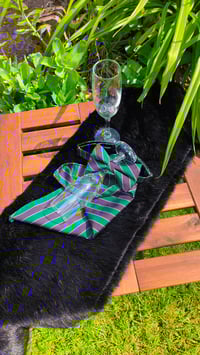 Image 3 of SILK BOW TIE & POCKET SQUARE SET 