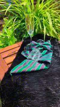 Image 5 of SILK BOW TIE & POCKET SQUARE SET 