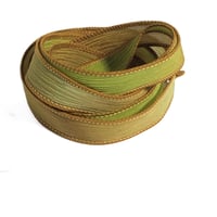 Image 2 of  1PC FORGOTTEN FIELDS 42" hand dyed wrist wrap bracelet ribbon//Wrist wrap bracelet ribbon