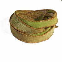 Image 4 of  1PC FORGOTTEN FIELDS 42" hand dyed wrist wrap bracelet ribbon//Wrist wrap bracelet ribbon