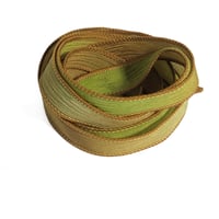 Image 5 of  1PC FORGOTTEN FIELDS 42" hand dyed wrist wrap bracelet ribbon//Wrist wrap bracelet ribbon