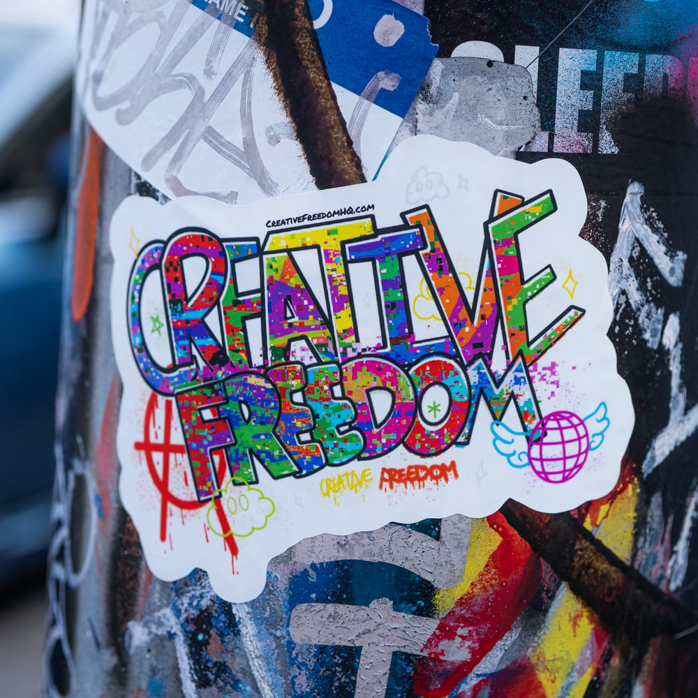 CREATIVE FREEDOM: ANARCHY (STICKER) | Creative Freedom HQ