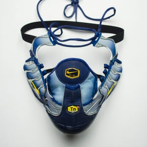 Image of SNEAKER MASK / AMP / BLUE SILVER YELLOW