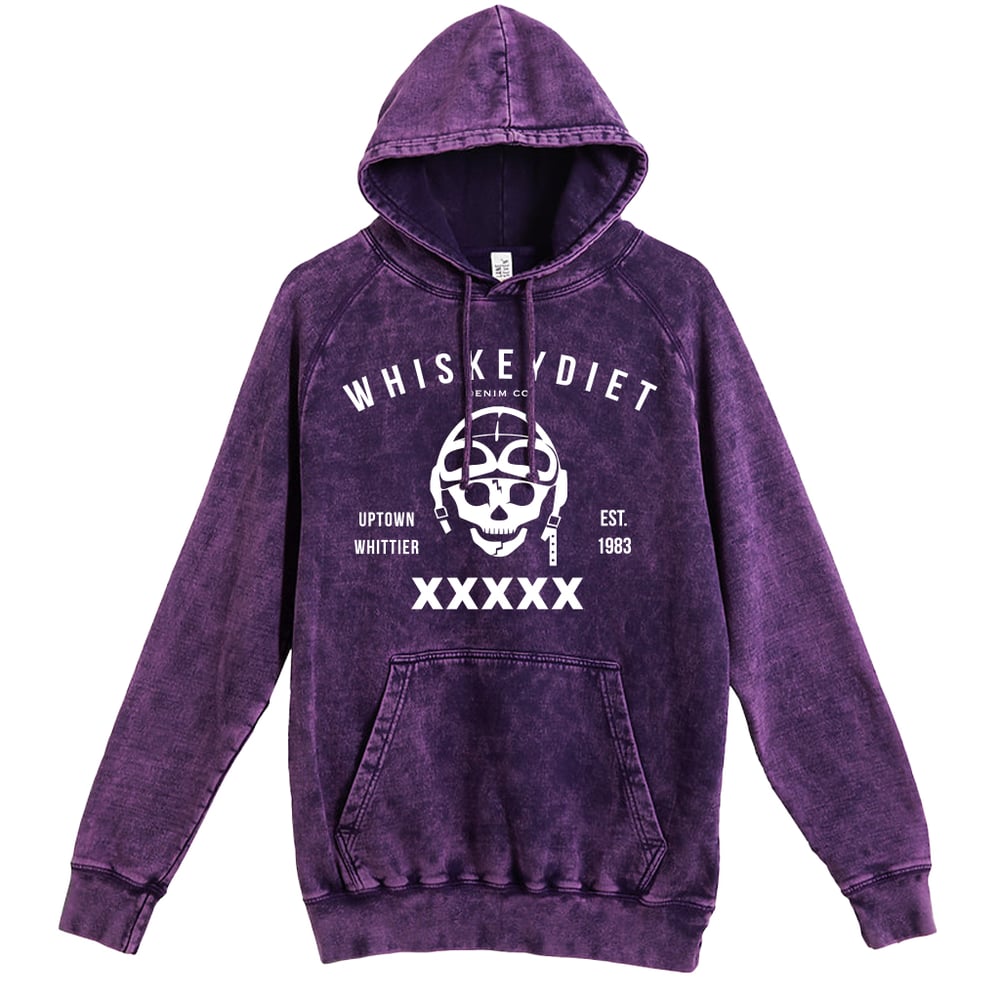Image of W/D Label Hoody (prpl acid)