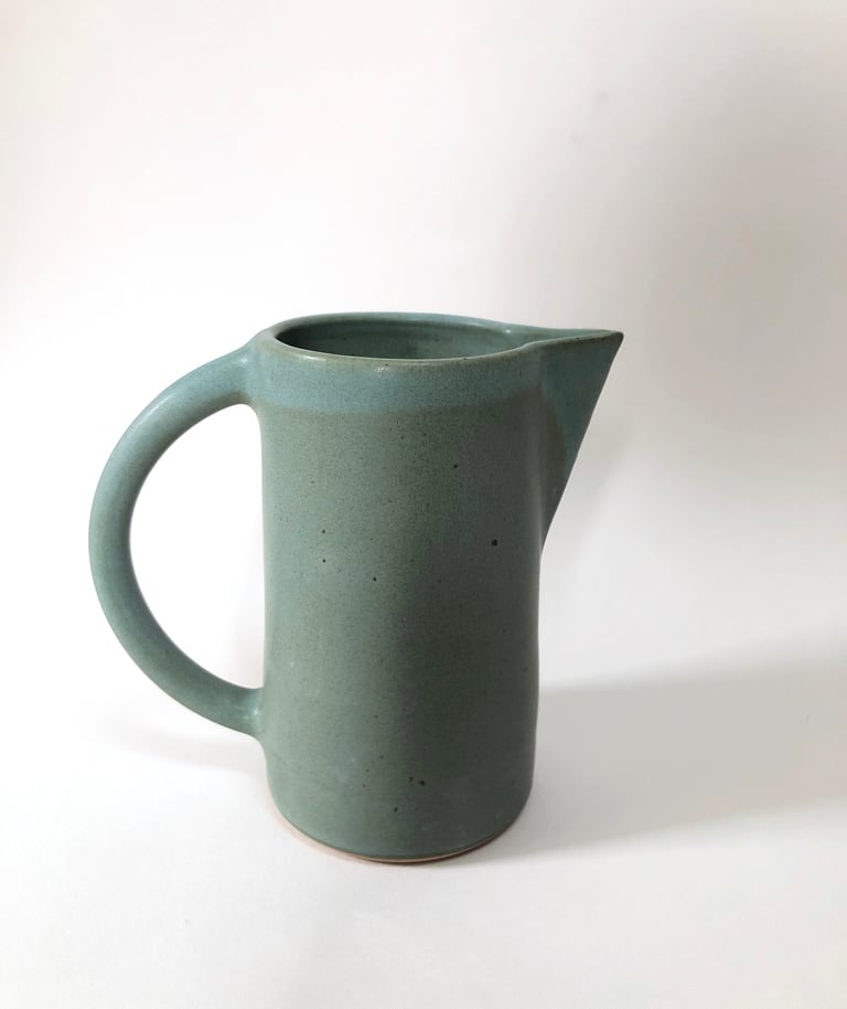 Matte Green Pitcher Image 3