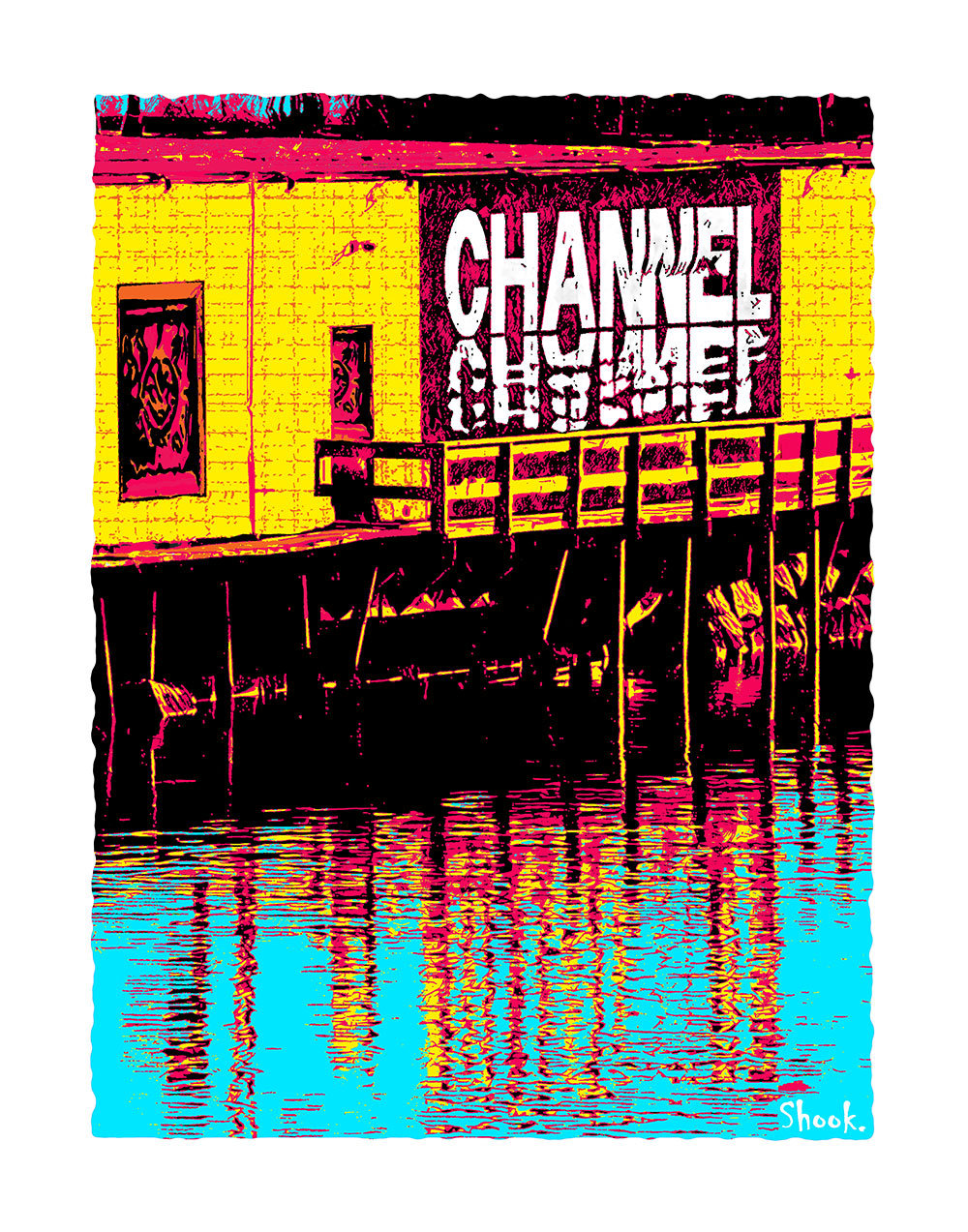 The Channel Boston 2023 Colors Giclée Art Print (Multi-size options)