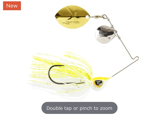 Image of White / Chartreuse Bite Getter Spinnerbait