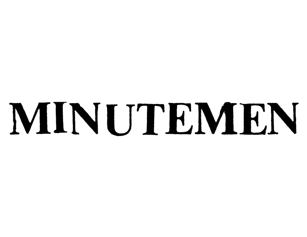 MINUTEMEN - Sticker Pack or Individual → 5 stickers