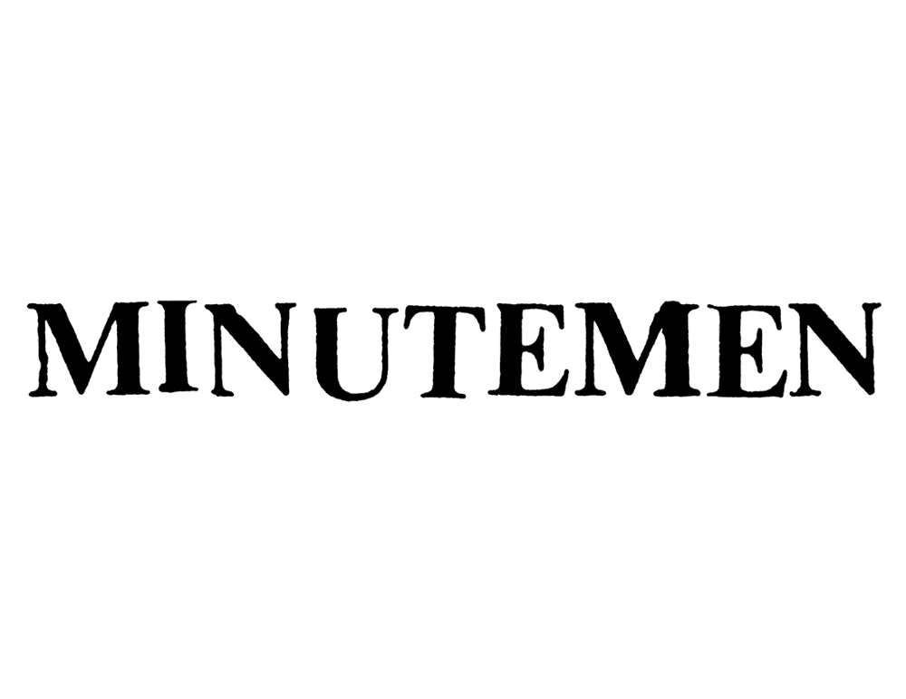 MINUTEMEN - Sticker Pack → 5 stickers