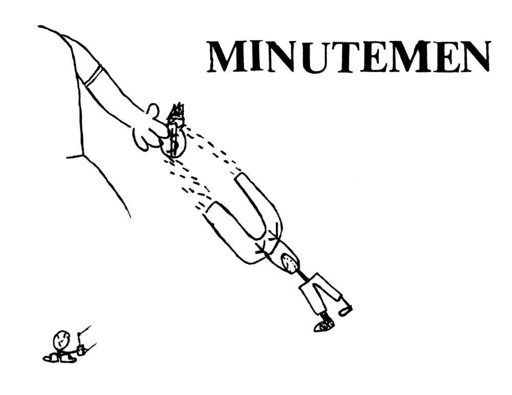 MINUTEMEN - Sticker Pack or Individual → 5 stickers