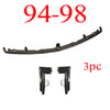 94-98 Chevy/Gmc Grill lower grill filler 3 pc
