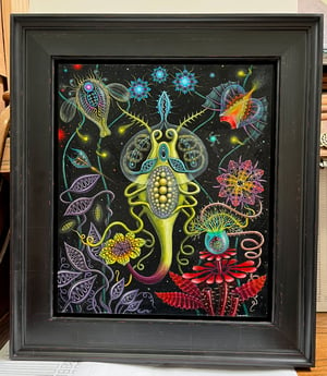 Image of VISITANT • Original Painting, framed