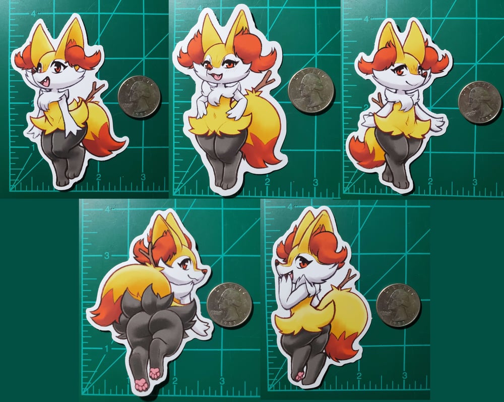 Firephox Vinyl Sticker Set