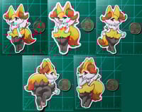 Image 3 of Firephox Vinyl Sticker Set