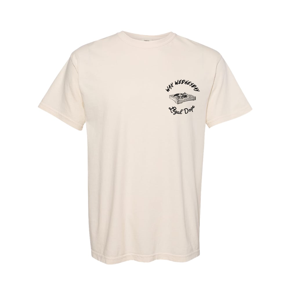 Wax Wednesday x Legal Dope "Everything Wax Wednesday" Collaboration T-Shirt - Ivory