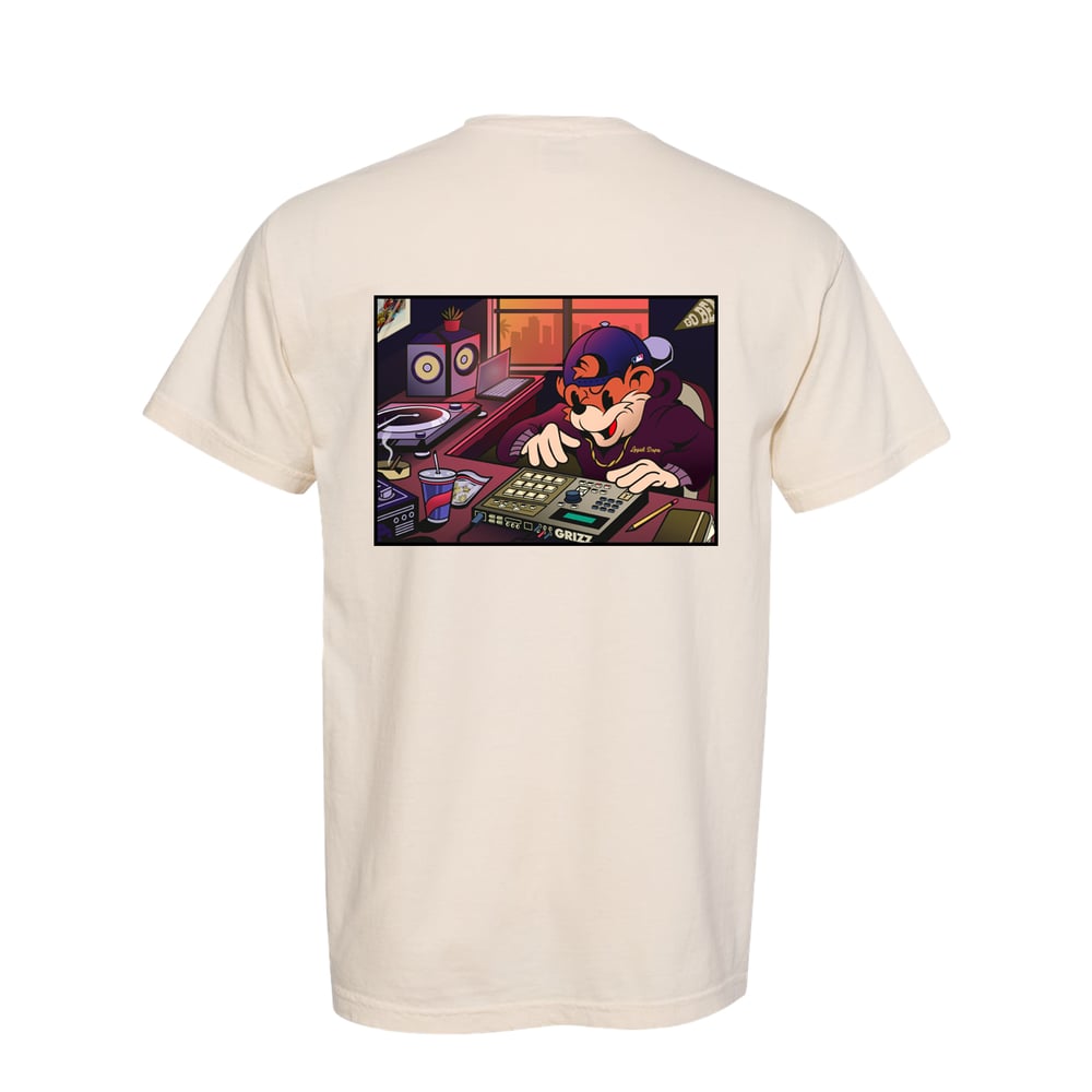 Wax Wednesday x Legal Dope "Everything Wax Wednesday" Collaboration T-Shirt - Ivory