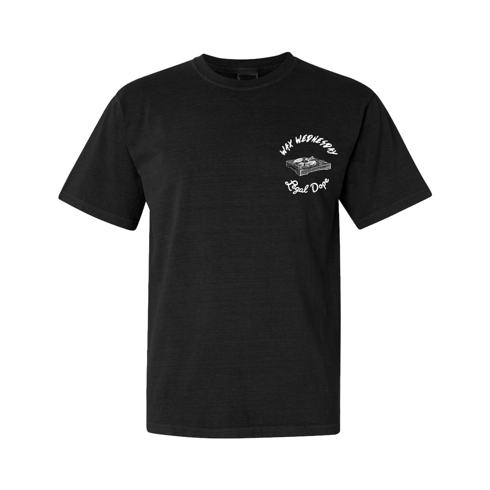 Wax Wednesday x Legal Dope "Everything Wax Wednesday" Collaboration T-Shirt - Black