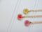 Image of Fireworks Queen Anne's Lace Circle Necklace