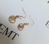 Small Gold Drop Earrings 