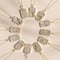 Image of Gold-Plated Tarot Zodiac Pendant: Zirconium Lab Gems Necklace. Starlight and Sparkle for Celestial S
